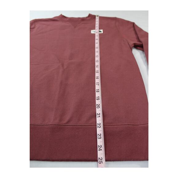 The North Face Maroon Crewneck Sweatshirt Size L Logo Patch Pullover - Picture 9 of 9